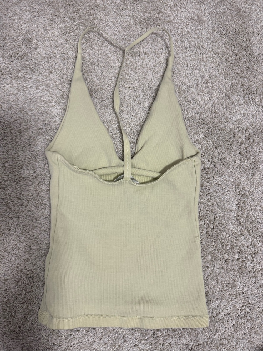 V-Neck Ribbed Top - Picture 2 of 2